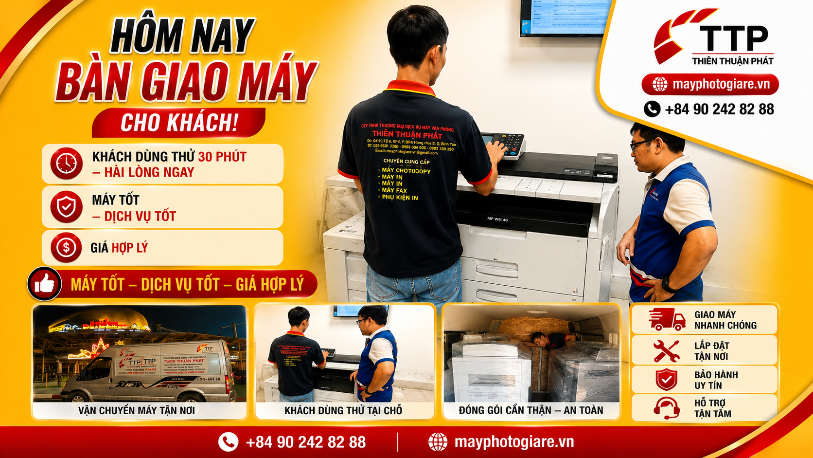 Thuê máy photocopy văn phòng tại TP.HCM