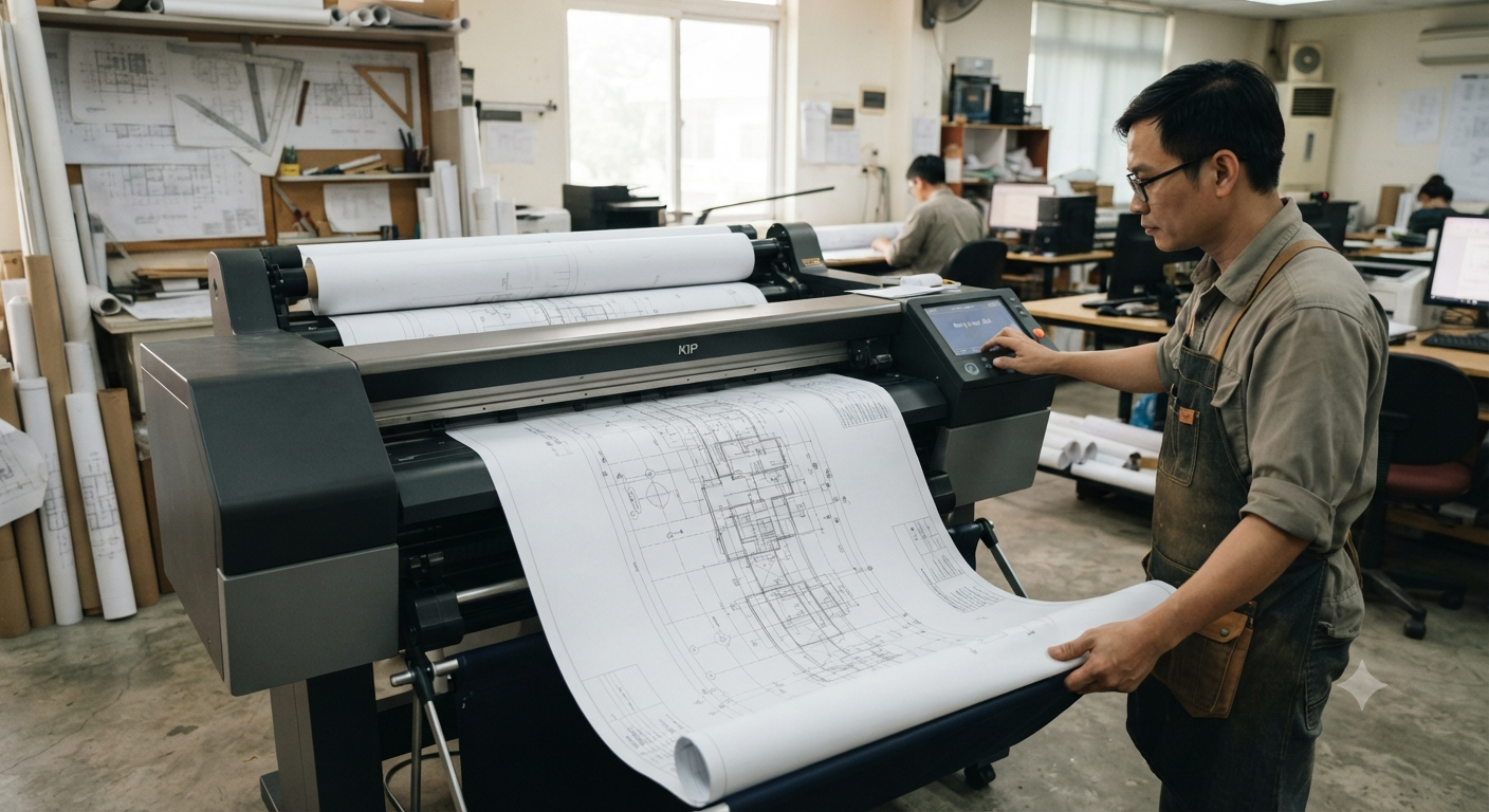 Đặc điểm và bản chất của máy photocopy khổ lớn A0