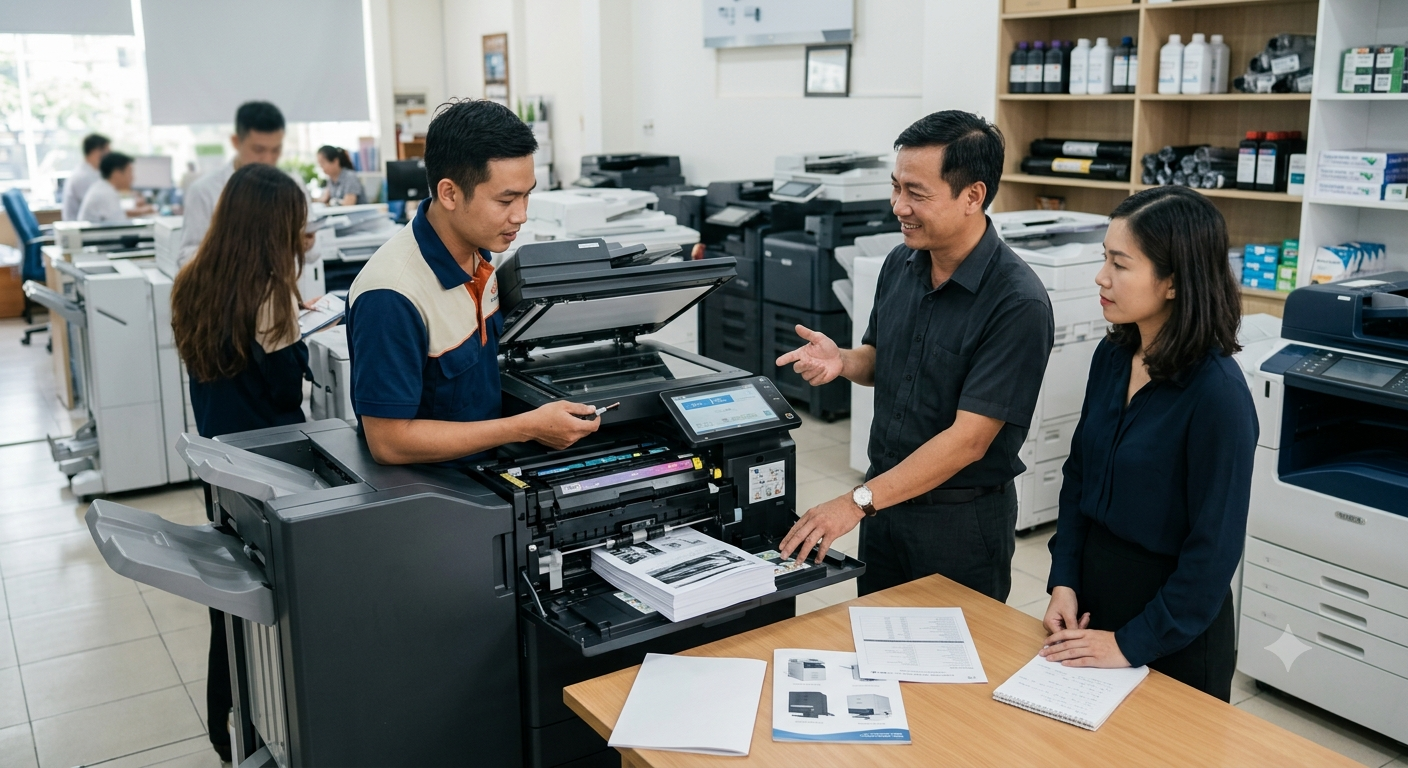 Yếu tố quan trọng để đưa ra quyết định mua hay thuê máy photocopy